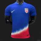 USA Blue_Red Special 2024 Player Authentic Soccer Football Futbol Jersey Kit