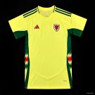 Wales Away Yellow 2024 Adult Soccer Football Jersey