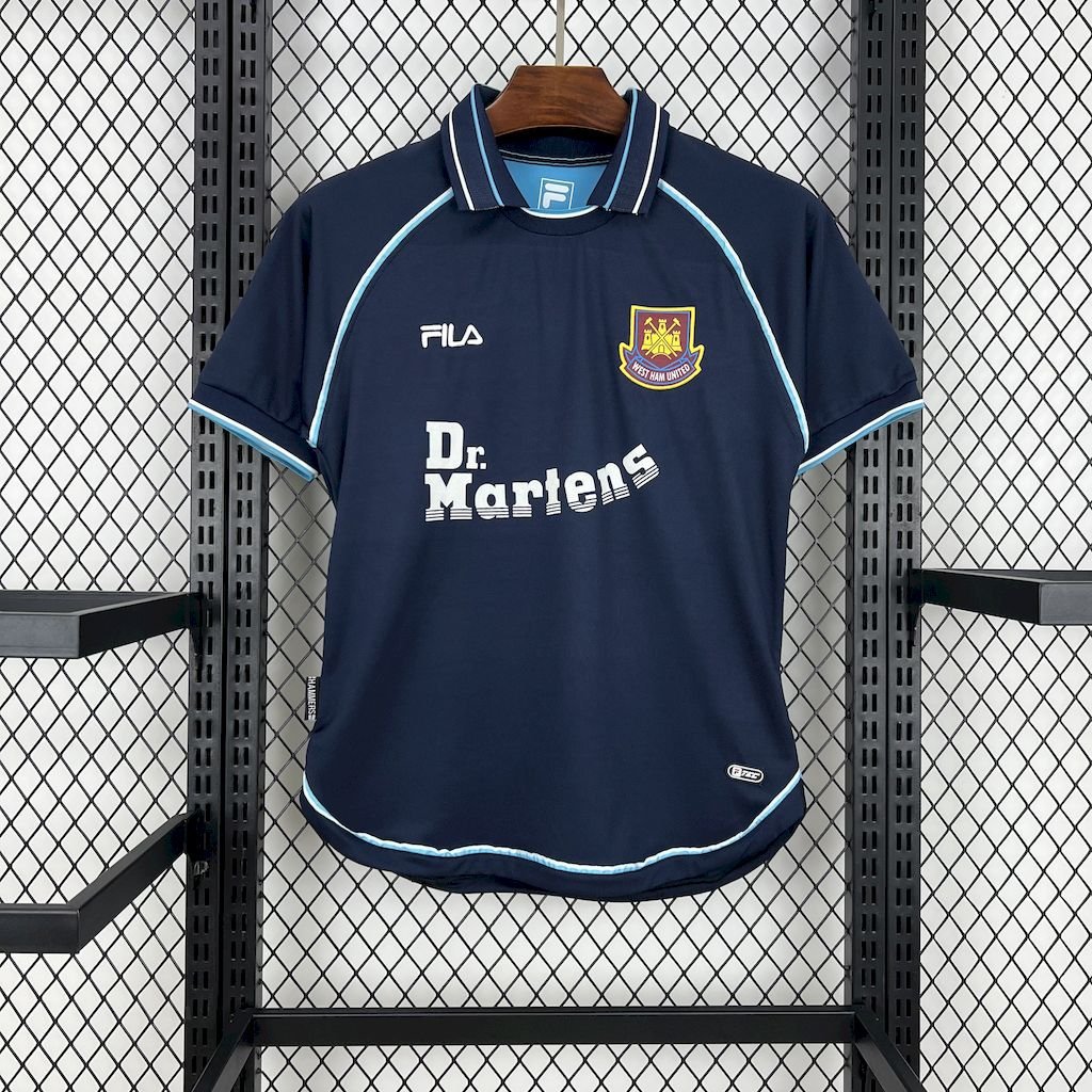 West Ham United Third Retro 1999/01 Adult Soccer Football Futbol Jersey