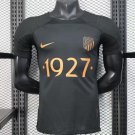Al-Ahli Black Champion With Golden Sponsor 25/26 Player Jersey
