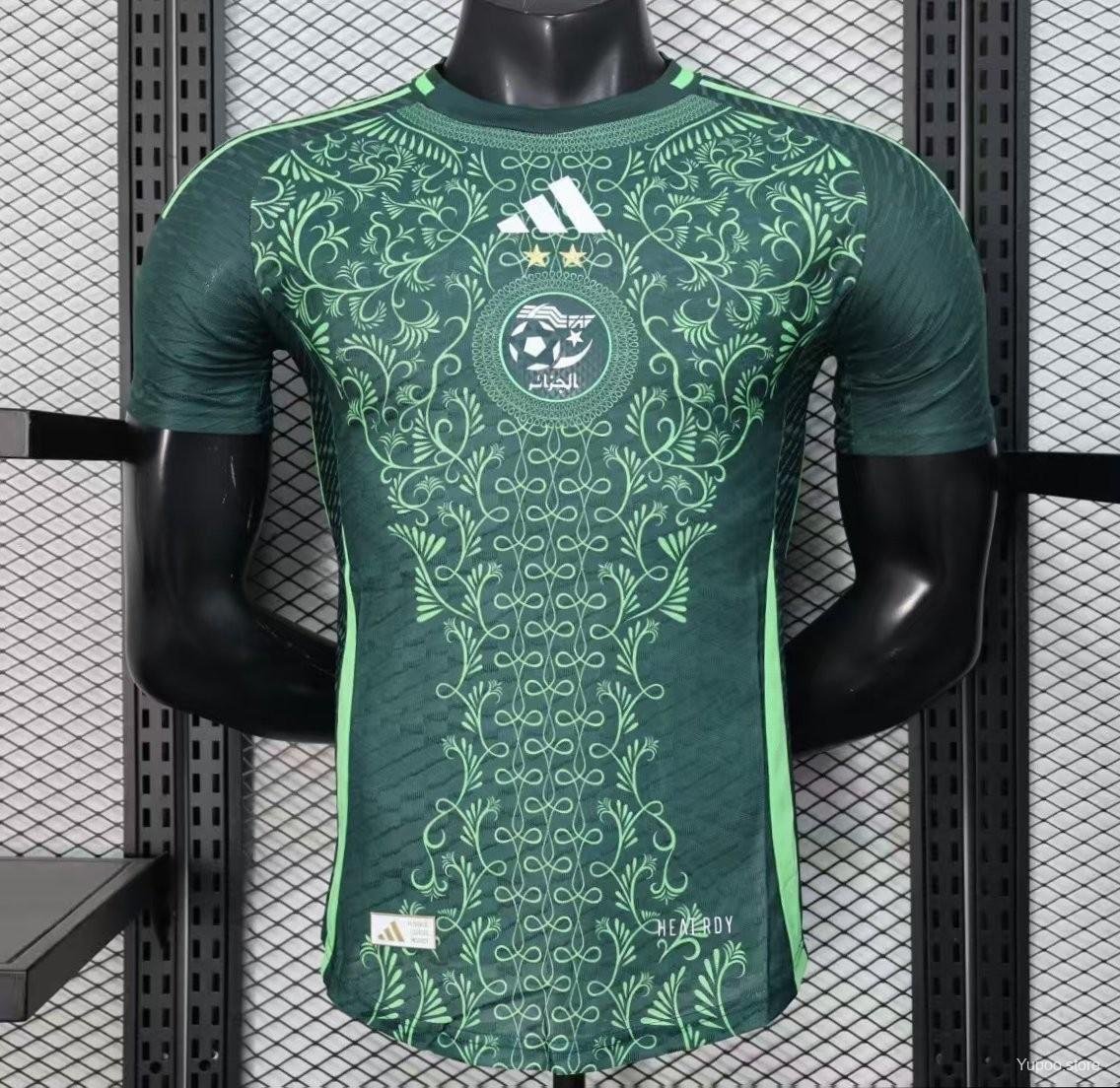 Algeria Green 2025 Player Jersey