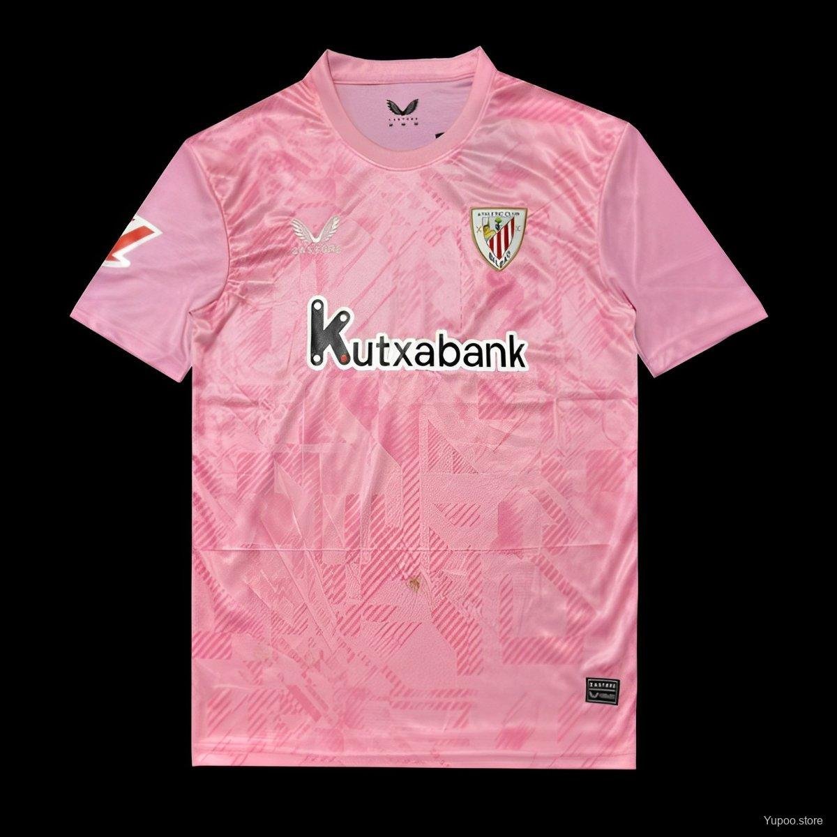 Athletic Bilbao Pink Goalkeeper 25/26 Jersey