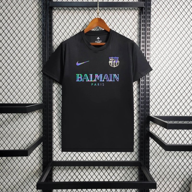 Barcelona FC Paris X Special Edition Black 2024 Soccer Football Jersey