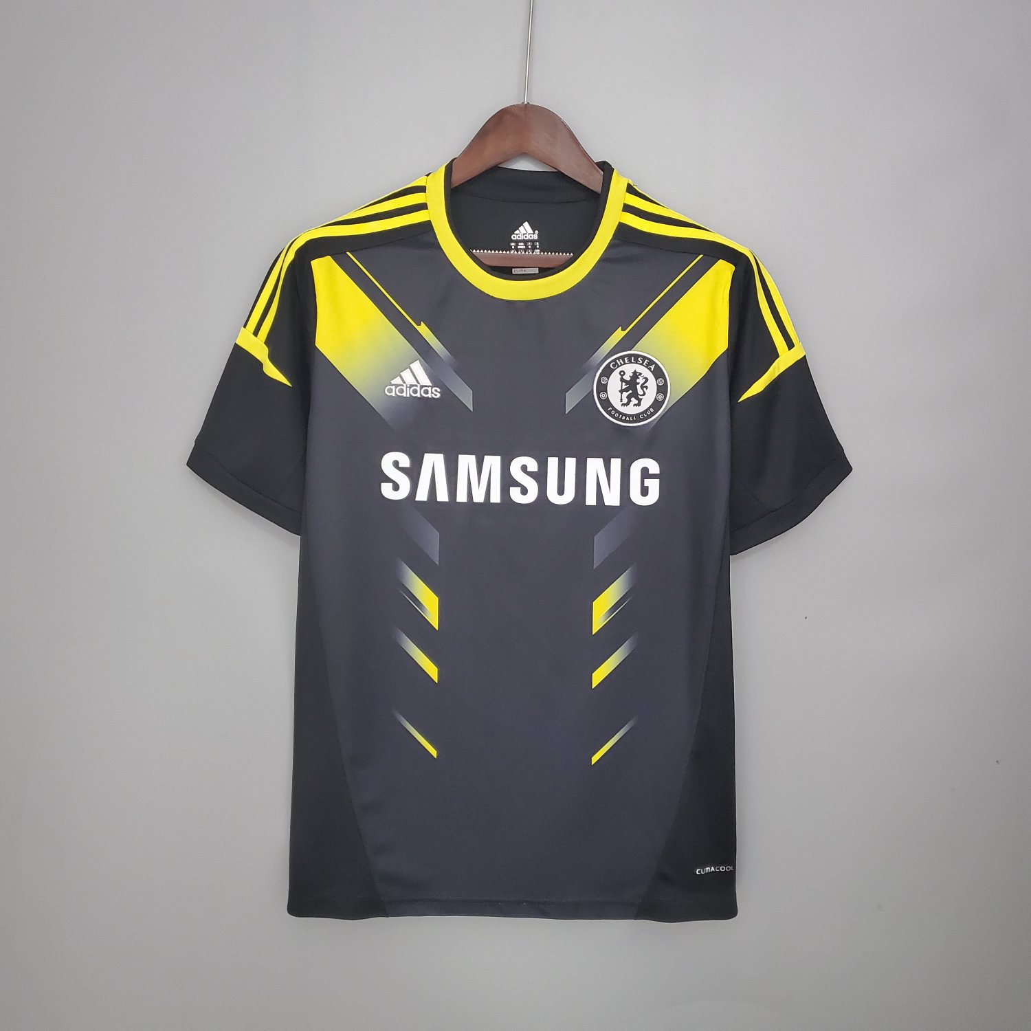 Chelsea Retro 3rd Away Soccer Football 12/13 Black Jersey Shirt
