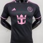 Inter Miami 2024 Away Black Player Version Soccer Football Futbol Adults Shirt