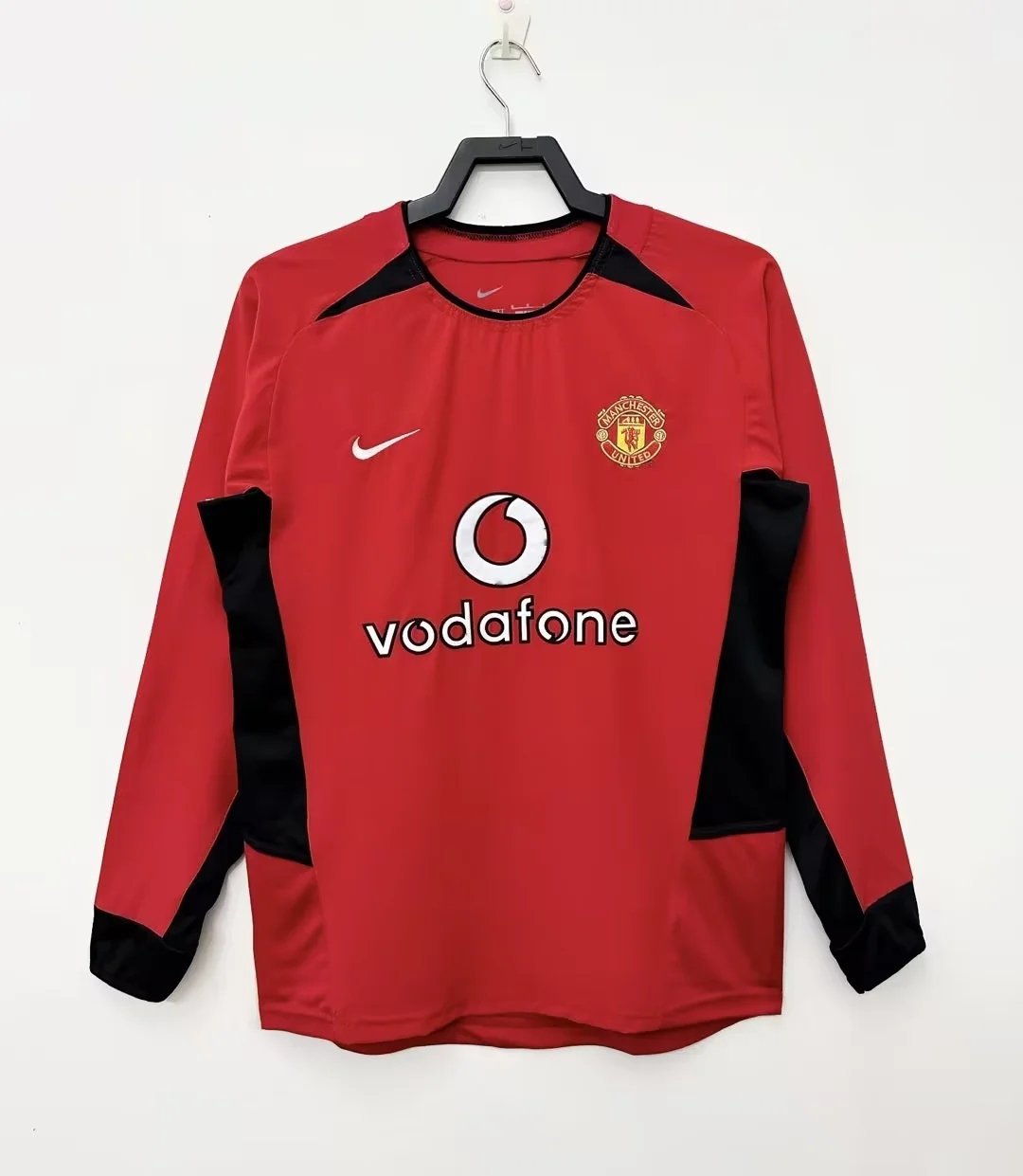 Manchester United Retro 02/04 Home Long Sleeve Fan Jersey Adult Football
