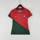 Portugal Women Home 2022 World Cup Euro Nations Football Soccer Adults Jersey Kit