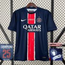 PSG Home Jersey With Final Match Champion 25/26 Jersey