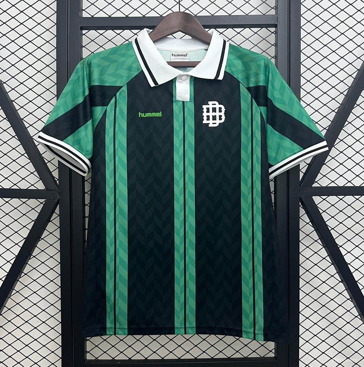 Real Betis Green with Black Vertical Stripes 25/26 Jersey