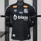 Santos FC Black with Geometric Pattern 25/26 Player Jersey
