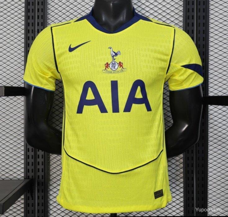 Tottenham Hotspur Third Yellow 25/26 Player Jersey