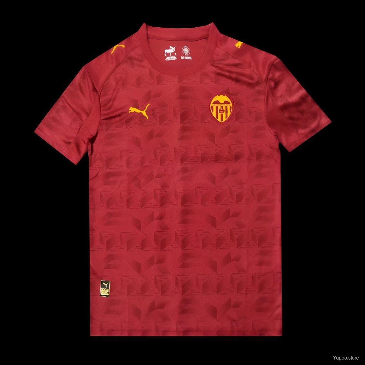 Valencia Away Red 25/26 Jersey