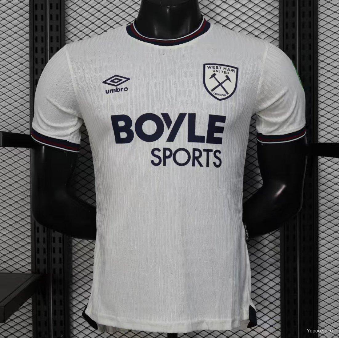 West Ham Away 25/26 Player Jersey