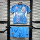 Real Madrid Goalkeeper 24/25 Youth_ Kids Kit Soccer Football Futbol Shirt Jersey