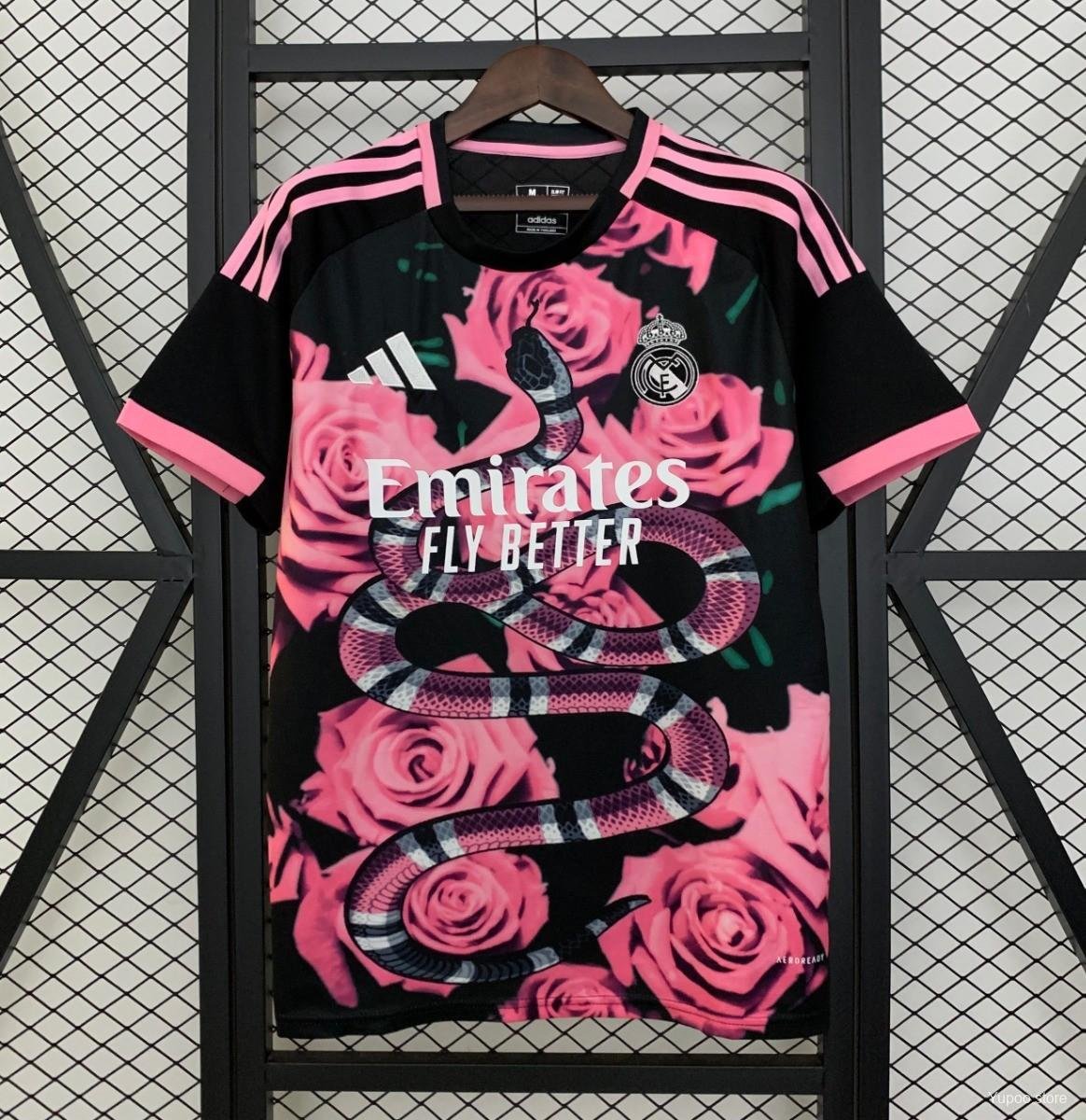 Real Madrid Special Pink Rose 25/26 Soccer Football Futbol Adults Jersey Kit