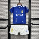Real Oviedo Home 24/25 Youth_ Kids Kit Soccer Football Futbol Shirt Jersey
