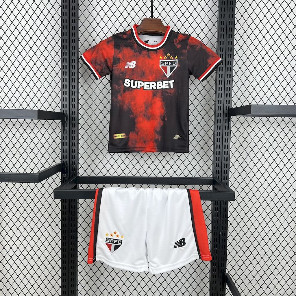 Sao Paulo Third Away 24/25 Youth_ Kids Kit Soccer Football Futbol Shirt Jersey