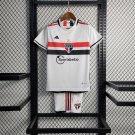 Sao Paulo Home 23/24 Youth_ Kids Soccer Football Futbol Jersey Kit