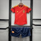 Spain Home Retro 2012 Youth_ Kids Kit Soccer Football Futbol Shirt Jersey