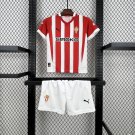 Sporting de Gijon Home 24/25 Youth_ Kids Kit Soccer Football Futbol Shirt Jersey