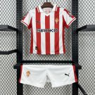 Sporting De Gijon Home 25/26 Kids Jersey