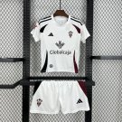 Albacete Home 24/25 Youth_ Kids Kit Soccer Football Futbol Shirt Jersey