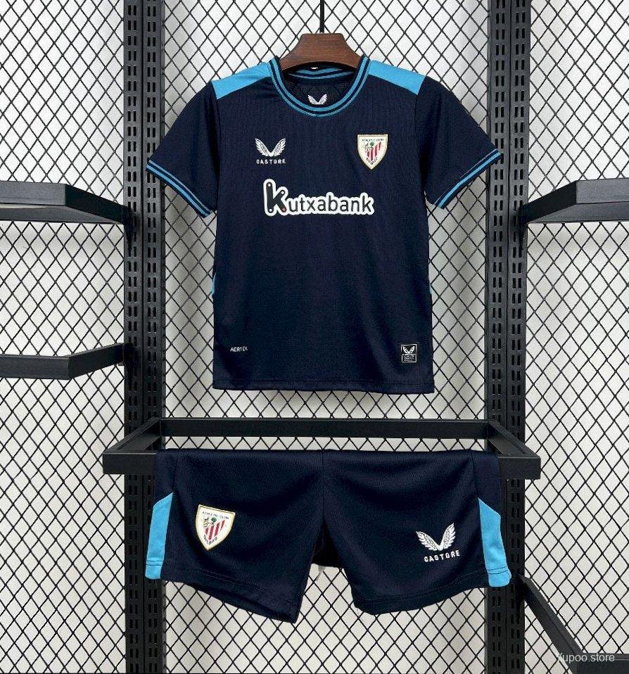 Athletic Bilbao Away Kit 25/26 Kids Jersey