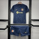 Barcelona 125th Anniversary Edition 24/25 Youth_ Kids Kit Soccer Football Futbol Shirt Jersey