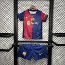 Barcelona Home 24/25 Youth_ Kids Kit Soccer Football Futbol Shirt Jersey