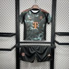 Bayern Munich Away 24/25 Youth_ Kids Kit Soccer Football Futbol Shirt Jersey