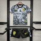Brazil Special Edition Gray 24/25 Youth_ Kids Kit Soccer Football Futbol Shirt Jersey