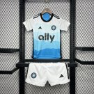 Charlotte FC Home 24/25 Youth_ Kids Kit Soccer Football Futbol Shirt Jersey