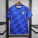 Croatia Away Blue 2024 Soccer Football Futbol Adults Jersey Kit