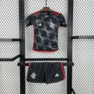 Flamengo Third 24/25 Youth_ Kids Kit Soccer Football Futbol Shirt Jersey