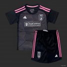 Fulham Away Black 23/24 Youth Kids Futbol Soccer Football Jersey Kit