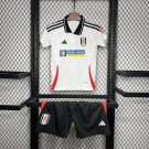 Fulham Home 24/25 Youth_ Kids Kit Soccer Football Futbol Shirt Jersey