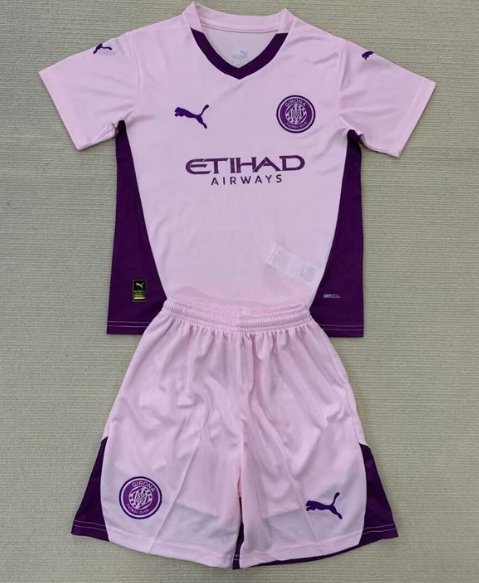 Girona Third 24/25 Youth_ Kids Kit Soccer Football Futbol Shirt Jersey