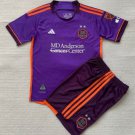 Houston Dynamo Away 2024 Soccer Football Youth_ Kids Kit Jersey