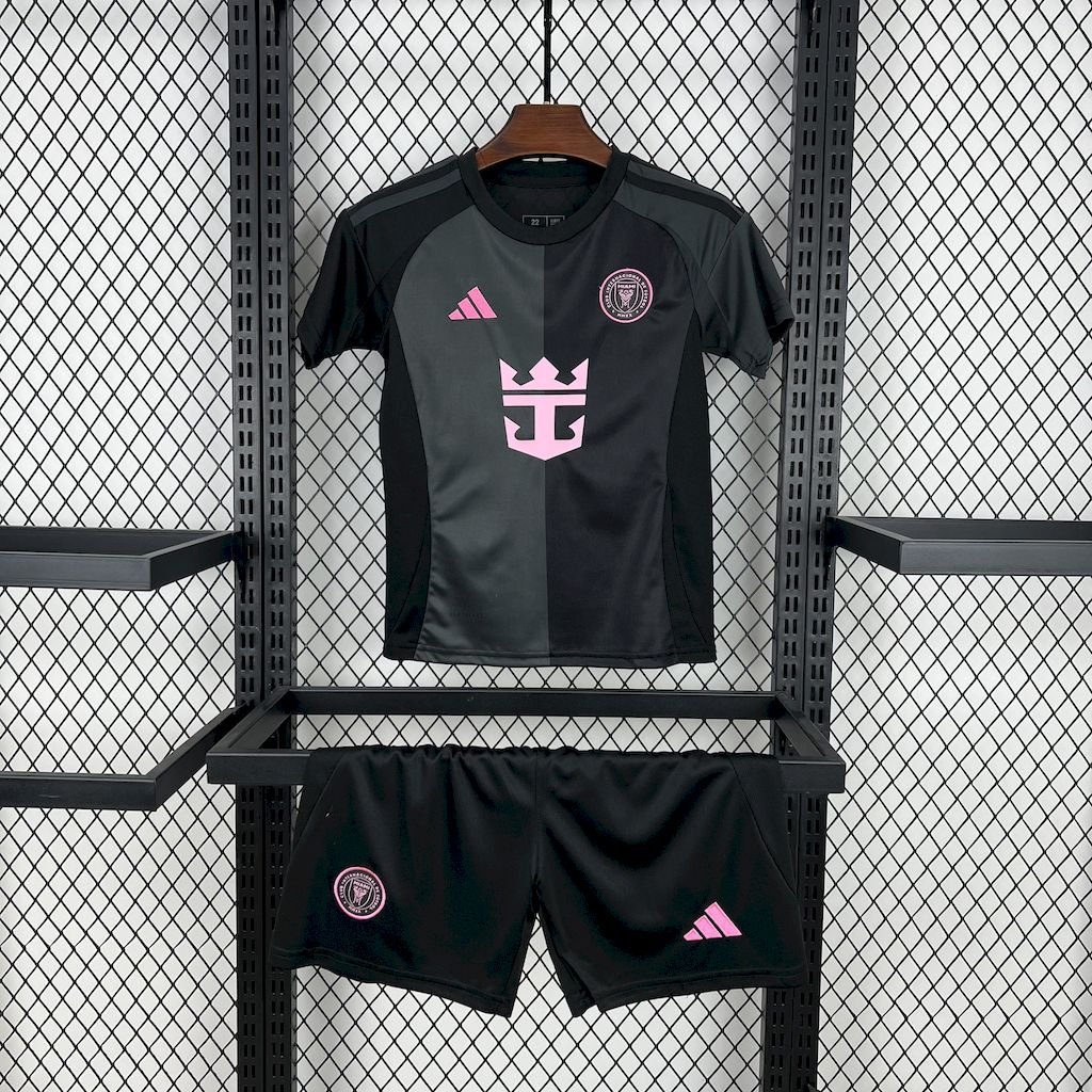 Inter Miami Away 25/26 Youth_ Kids Kit Soccer Football Futbol Shirt Jersey