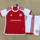 Internacional Home 24/25 Soccer Football Futbol Youth_ Kids Jersey Kit