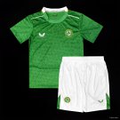 Kids Ireland Home 2024 Youth_ Kids Kit Soccer Football Futbol Shirt Jersey