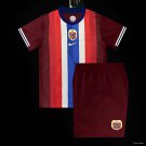Kids Norway Home 2024 Youth_ Kids Kit Soccer Football Futbol Shirt Jersey