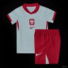 Kids Poland Home 2024 Youth_ Kids Jersey Kit