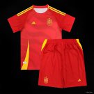Kids Spain Home 2024 Youth_ Kids Jersey Kit