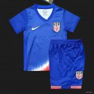 Kids USA Away 2024 Youth_ Kids Football Soccer Futbol Jersey Shirt Kit