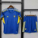 Leeds United Away Blue 25/26 Kids Jersey