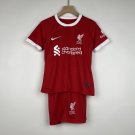 Liverpool Home 23/24 Football Futbol Soccer Youth_ Kids Jersey Kit