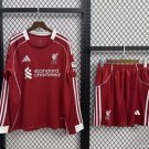 Liverpool Home Long Sleeve 25/26 Kids Jersey