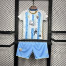 Malaga Home 24/25 Youth_ Kids Kit Soccer Football Futbol Shirt Jersey