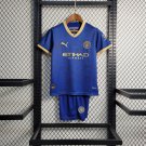Manchester City Away 4th 23/24 Home Youth_ Kids Kit Jersey
